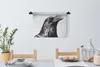 MuchoWow® Wandteppich Wandbehang Krähe - Federn - Vogel Produktbild-Vorschau 3