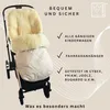 COOSY Lammfell Fußsack Fb. cream Produktbild-Vorschau 7
