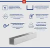 GAL-INDUSTRIAL | Ceownik aluminiowy - 15x15x15x2mm - 200cm Podgląd zdjęcia produktu 6