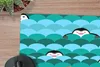 MuchoWow® Mauspad Mousepad Kreis - Pinguin - Entwurf 40x60 Produktbild-Vorschau 2