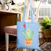 Mr. & Mrs. Panda Tote Bag Kaktus Luftballon - Sky Blue - Produktbild-Vorschau 4