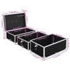 vidaXL Kosmetyczka 37x24x40 cm czarne aluminium Podgląd zdjęcia produktu 17