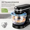 LLIVEKIT 1500W Küchenmaschine, 5,2L Edelstahl-Rührschüssel, Produktbild-Vorschau 3