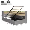 Flieks Hydraulisches Schlafsofa 90x200cm mit Stauraum, Produktbild-Vorschau 3