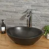 Park Waschbecken in Schwarz Matt aus feinster Keramik als Produktbild-Vorschau 8