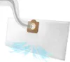 A vacuum cleaner bag with an illustration of airflow entering and exiting. Náhled obrázku produktu