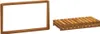 Scaffale pieghevole a 3 ripiani marrone 70x31x63 cm in Anteprima dell’immagine prodotto 10
