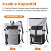Rolltop Rucksack , 26L Rucksack Wasserdicht, Rucksack Groß Produktbild-Vorschau 2