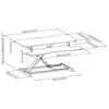 Wiltec Schreibtischaufsatz mit Tastaturablage 95x40cm Produktbild-Vorschau 5