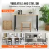 A collage showing different usage scenarios for table legs: as a writing desk, a dining table, and an office desk. Podgląd zdjęcia produktu