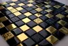 Goldenes Glaskeramikmosaik „Black Glam“, glänzendes Produktbild-Vorschau 5
