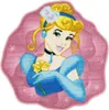 Tappeto stampato Principessa Cenerentola, Disney rosa 67x67 Anteprima dell’immagine prodotto 1