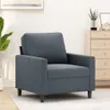 vidaXL Sessel Dunkelgrau 60 cm Samt Produktbild-Vorschau 2