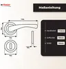 DOMINO Türgriff Drückergarnitur BB-Buntbart Set | Rund BB Produktbild-Vorschau 4