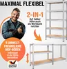 MONZANA® Schwerlastregal 180x90x40cm 875kg 5 MDF-Platten Produktbild-Vorschau 5