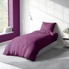 Uni Bettwäsche 155x220 cm violett lila  Einfarbig Renforce Produktbild-Vorschau 3
