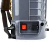 A close-up view of the control panel of a backpack sprayer. Produktbild-Vorschau