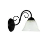 Landhaus Wandlampe "Athen" Schwarz E14 Rustikale Produktbild-Vorschau 5