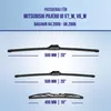 alca® Scheibenwischer mit Heckwischer ideal für MITSUBISHI Produktbild-Vorschau 2