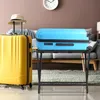 Relaxdays, inklapbare bagagestandaard, houten bagagerek, Productafbeelding-voorbeeld 2