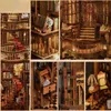 Abbey Library Minicity DIY Book Nook miniatúrny domček 3D Náhľad obrázku produktu 2
