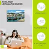 ARTland Leinwandbild Panorama Porto Eiffelbrücke und Douro Produktbild-Vorschau 2