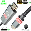 USB-C auf HDMI 2.1 HDTV 4K 60Hz Adapter nylon kabel für Produktbild-Vorschau 1