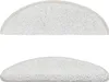 vidaXL Podložky na kroky 15 ks 56x17x3 cm Biele polkruhové Náhľad obrázku produktu 3