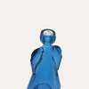 KEYHOMESTORE | Angelo in Vetro con Porta Candela Blu Anteprima dell’immagine prodotto 2