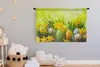 MuchoWow® Wandteppich Wandbehang Ostereier - Frühling - Produktbild-Vorschau 3