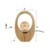 Hoyz-Kollektion – Tischlampe Arch Wood 1L – Massives Produktbild-Vorschau 6