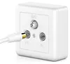 deleyCON 10m SAT TV Antennenkabel Koaxial Kabel F-Stecker Produktbild-Vorschau 2