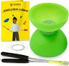 Diabolo Freizeitsport Diabolo-Set mit UV Comet (grün) - Produktbild-Vorschau 1