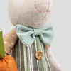 HOMLA KALLE Lapin de Pâques nain debout avec carotte 55 cm Voir les images du produit 6