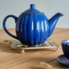 Latina Teekanne, Blau, Steingut Produktbild-Vorschau 8