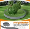 UISEBRT Paquet de 10 pièces de 2,5m Bordure de pelouse Voir les images du produit 2