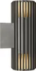 A wall-mounted outdoor light fixture with a ribbed, cylindrical design. Produktbild-Vorschau