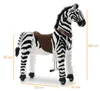 VROOOMY Mechaniczny konik do ujeżdżania / zebra (6–9 lat) – Podgląd zdjęcia produktu 4