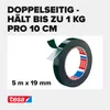 tesa Klebeband doppelseitiges Montageband stark klebend Produktbild-Vorschau 3