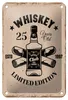 Blechschild Spruch Whiskey 25 years Limited Edition 12x18cm Produktbild-Vorschau 1