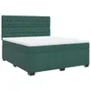 Boxspringbett mit Matratze Dunkelgrün 180x200 cm Samt Produktbild-Vorschau 1