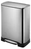 EKO - Neo-Cube Recycling Treteimer 28+18 Liter - Stainless Produktbild-Vorschau 1