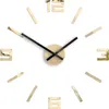 ModernClock, wanduhr, wanduhr goldener spiegel groß,Arabik, Produktbild-Vorschau 1