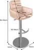 riess-ambiente Drehbarer Design Barhocker BIG GEORGE cognac Produktbild-Vorschau 10