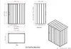 Duramax Metall Gartenhaus 148x88 Geräteschuppen Garten Produktbild-Vorschau 4