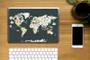 MuchoWow® Laptop Aufkleber Sticker Cover Weltkarte - Tiere Produktbild-Vorschau 2