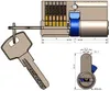 Cylinder blokujący 80 mm (40+40 mm) Podgląd zdjęcia produktu 12