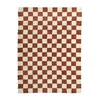 Volero - Retro Teppich - Gambit Braun Weiß - 80x150 cm - Produktbild-Vorschau 8