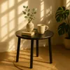BEGRYF Okrúhly odkladací stolík čierny 45x45x42 cm MDF Náhľad obrázku produktu 15