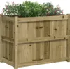 vidaXL Plantenbak, 90x50x70 cm, grenenhout, geïmpregneerd Productafbeelding-voorbeeld 4